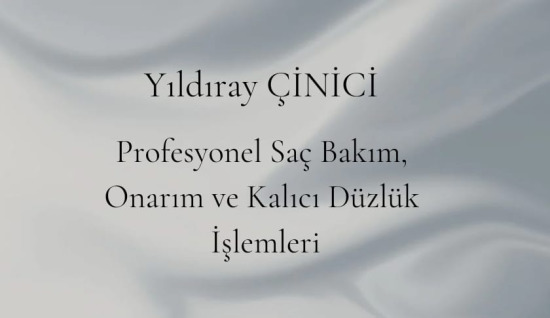 Profesyonel Saç Bakım, Onarım ve Kalıcı Düzlük İşlemleri